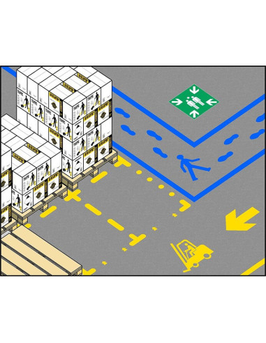 Magazijn sjablonenset, 6 stuks