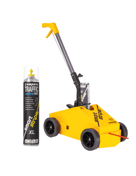 Ampere Smart Striper XL lijnentrekker, gele markeerverf