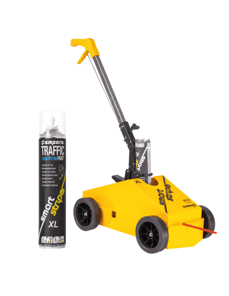 Ampere Smart Striper XL lijnentrekker, witte markeerverf