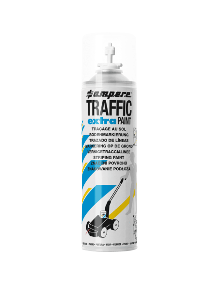 Ampere Traffic extra markeerverf, wit, 500 ml