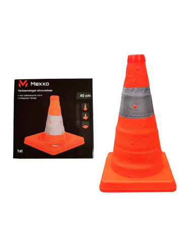 Mexxo opvouwbare pion, oranje, reflecterend