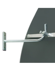 Muurbeugel met verlengde arm voor DETEKTIV spiegels