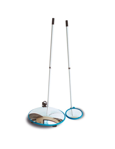 Inspectiespiegel met telescopische arm