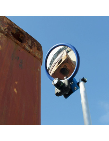 Inspectiespiegel met telescopische arm