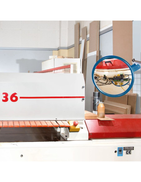 Inspectiespiegel met telescopische arm