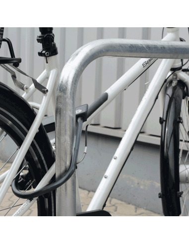 Fietsbeugel met tussenbuis, thermisch verzinkt staal