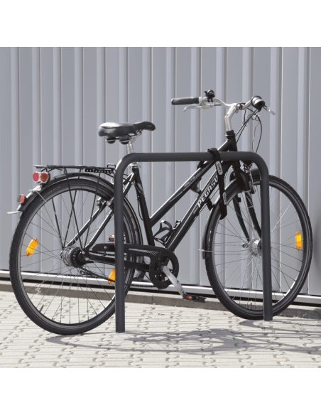 Fietsbeugel antraciet, thermisch verzinkt staal