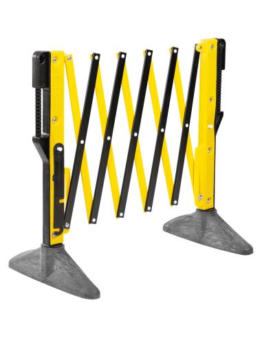 Xpandit schaarhek - kunststof - geel zwart