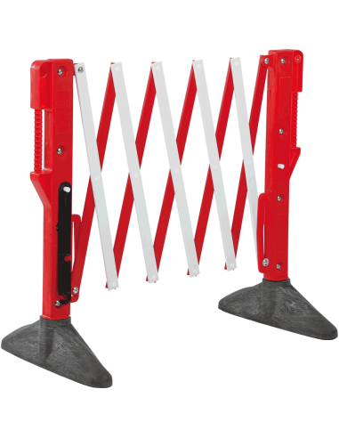 Xpandit schaarhek - kunststof - rood wit