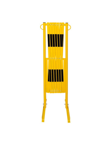 Licht schaarhek - staal - geel zwart