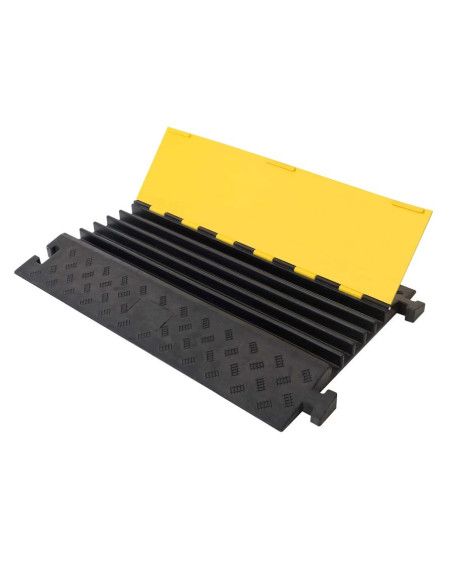 Kabelbrug 5 kanalen - geel zwart - 930 x 590 x 50 mm