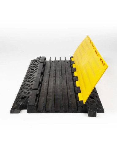 Kabelbrug 5 kanalen - geel zwart - 930 x 590 x 50 mm