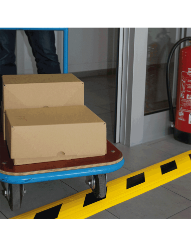 Serpa kabelbrug - kunststof - geel zwart