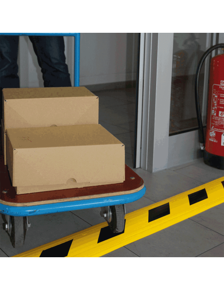 Serpa kabelbrug - kunststof - geel zwart