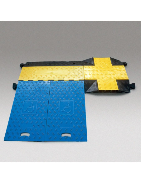 Rolstoel drempelhulp kabelbrug 3 kanalen - 880 x 744 x 75 mm