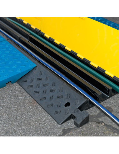 Rolstoel drempelhulp kabelbrug 3 kanalen - 880 x 744 x 75 mm