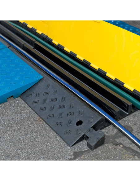 Rolstoel drempelhulp kabelbrug 3 kanalen - 880 x 744 x 75 mm