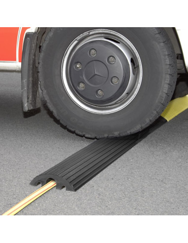 Kleine kabelbrug - zwart - 1200 x 210 x 65 mm