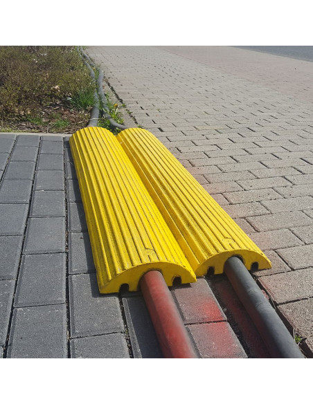 Kleine kabelbrug - geel - 1200 x 210 x 65 mm