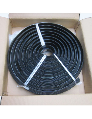 Oprolbare kabelbrug - zwart - 10 meter