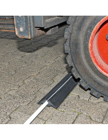 Oprolbare kabelbrug - zwart - 10 meter