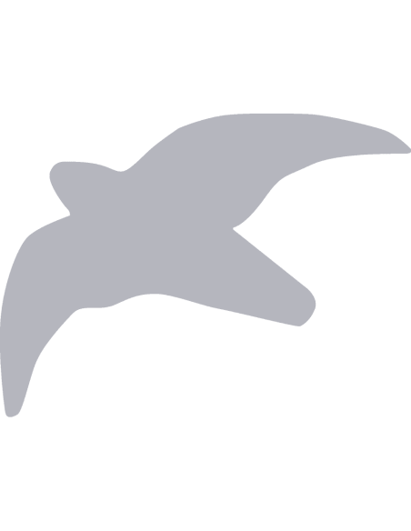 Raamstickers vogels - zilver - set van 3 stuks