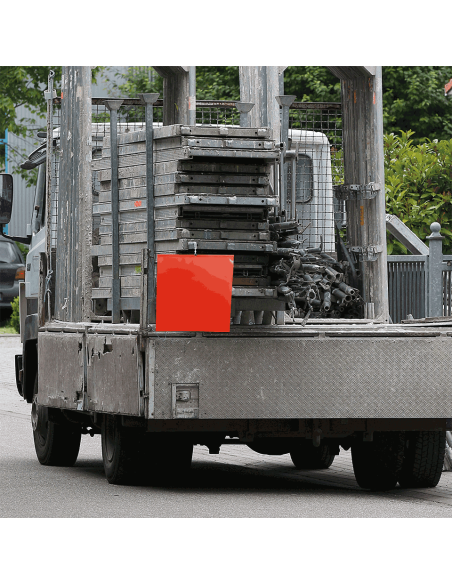 Rode vlaggen uitstekende lading - 300 x 300 mm - 10 stuks