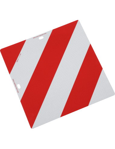 Reflecterend nachtparkeerbord - aluminium - rood wit