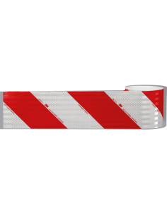 3M reflecterende voertuigmarkering - 1 meter - rood wit