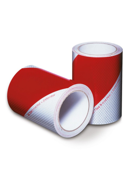 MORION reflecterende voertuigmarkering - 45,7 meter - rood wit