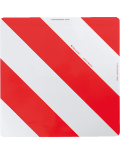 Rood witte markering vrachtwagen - retroreflecterende folie