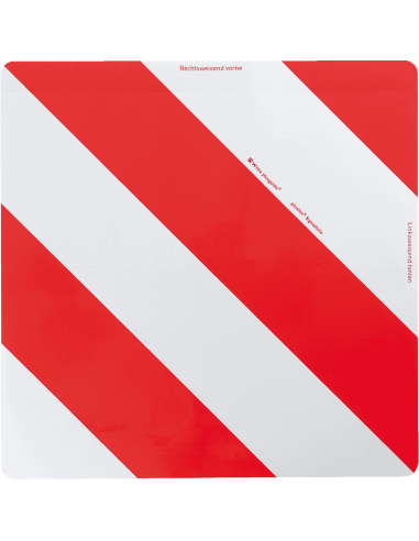 Rood witte markering vrachtwagen - retroreflecterende folie