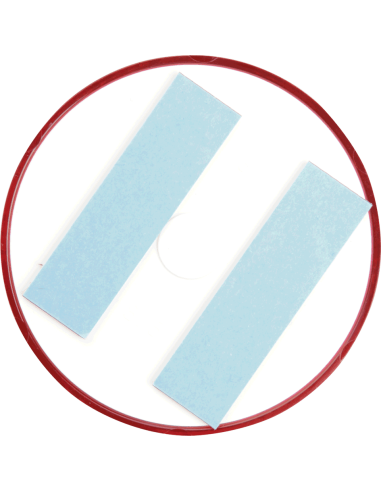 Zelfklevende reflectoren - rood - 4 stuks - 60 mm