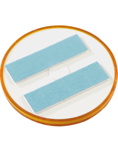 Zelfklevende reflectoren - geel - 4 stuks