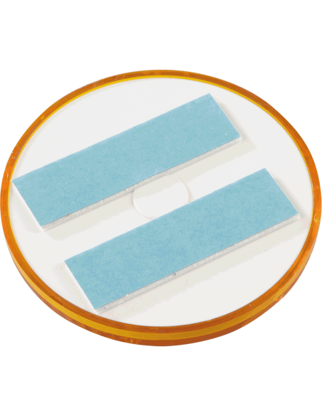 Zelfklevende reflectoren - geel - 4 stuks