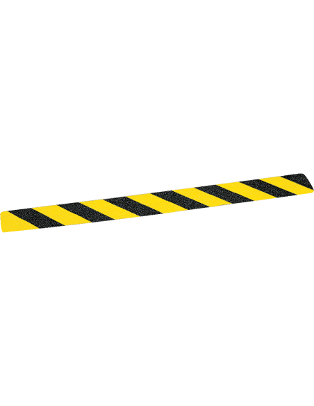 Zelfklevende antislipstrip voor trappen - geel zwart - R13 slipweerstand