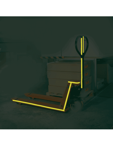 Extra lichtgevende blanco tape - wit - verschillende afmetingen