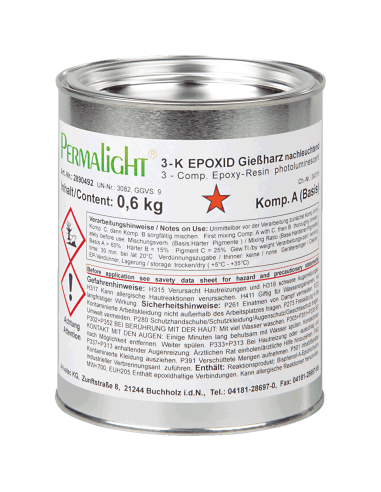 PERMALIGHT power lichtgevende 3-componenten epoxyverf - 1 kg