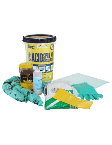 Brady spill interventie kit voor batterijzuren - 20 liter
