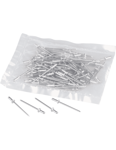 Popnagels - 3,2 x 8 mm - 100 stuks - zilvergrijs