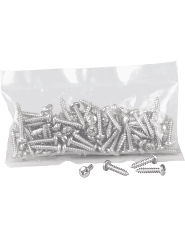 Schroeven - 3,5 x 16 mm - 100 stuks - zilvergrijs