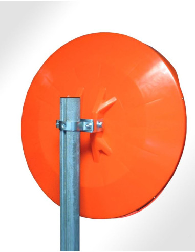 Universele ronde verkeersspiegel - oranje