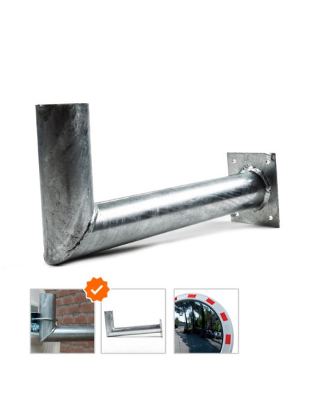 Muurbeugel voor verkeersspiegel