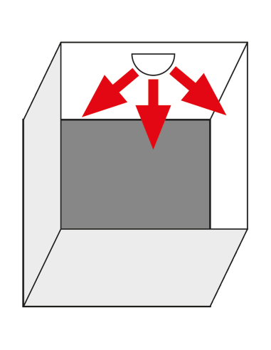 Bolspiegel SuperVision 180 graden kijkhoek - acrylglas