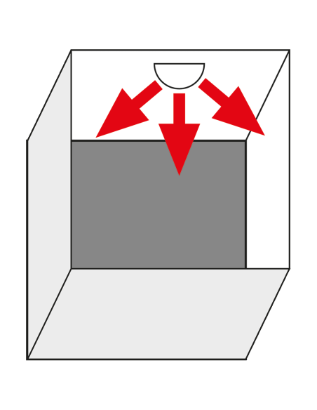 Bolspiegel SuperVision 180 graden kijkhoek - acrylglas