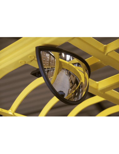 Groothoekspiegel met houder - acrylglas