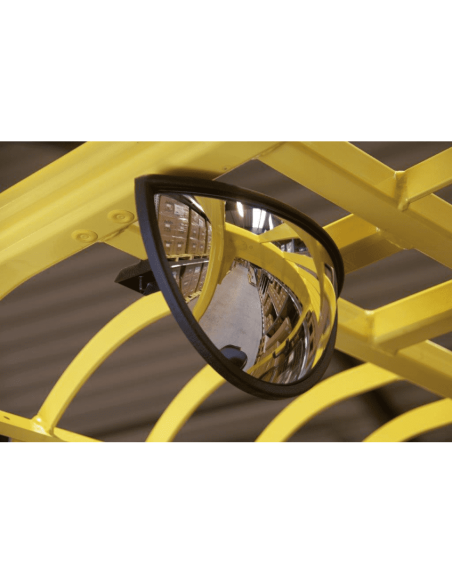 Groothoekspiegel met houder - acrylglas