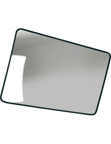 Rechthoekige bewakingsspiegel voor binnen met houder - acrylglas