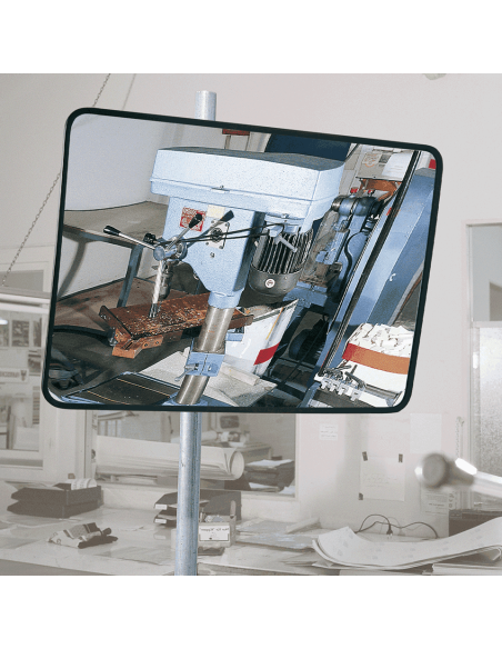 Rechthoekige bewakingsspiegel In-Out - acrylglas