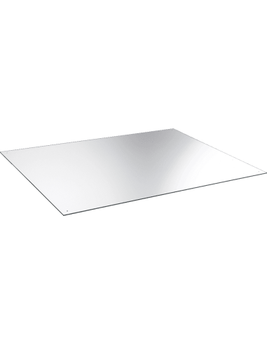 Vlakke spiegel met boorgaten - acrylglas